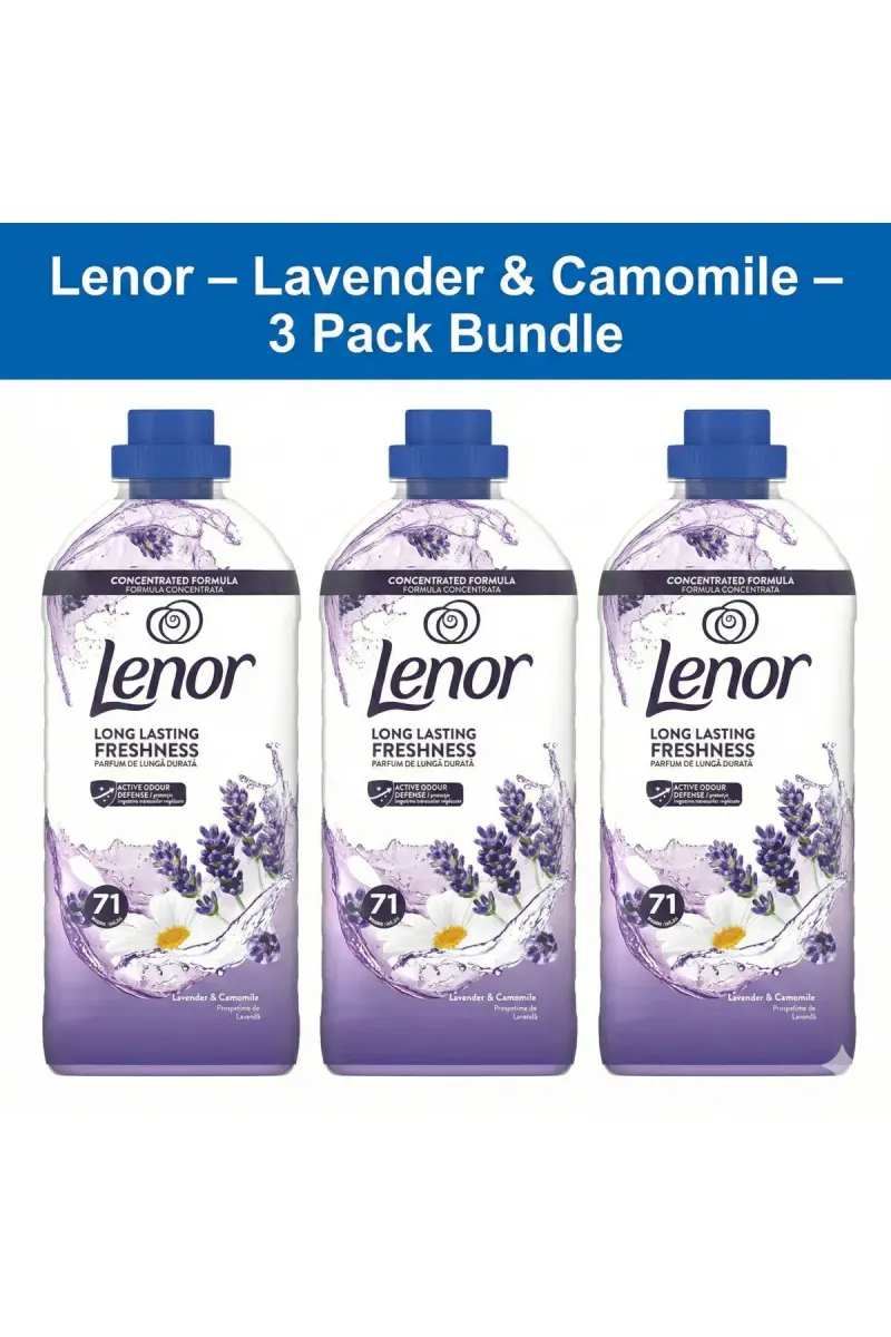 Lavender & Chamomile fabric softener, 71 washes 3 x 1.49 L