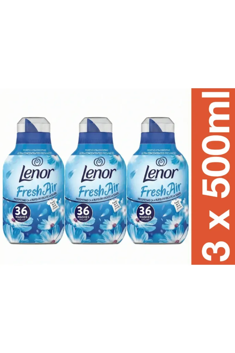 Fresh Air Fresh Wind, fabric softener, 36 washes, 3 x 0.5L