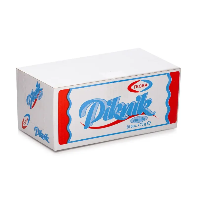 TECSA Biscuiti Piknik cu Aroma de Vanilie 30 x 70 g