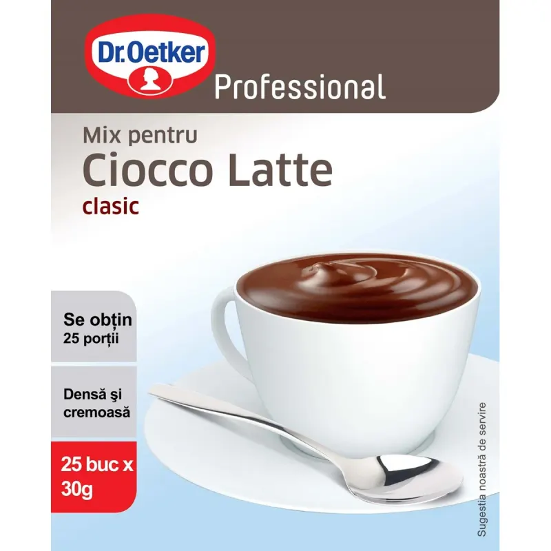 Dr.Oetker Professional Mix pentru Cioco Latte Clasic 25 x 25 g