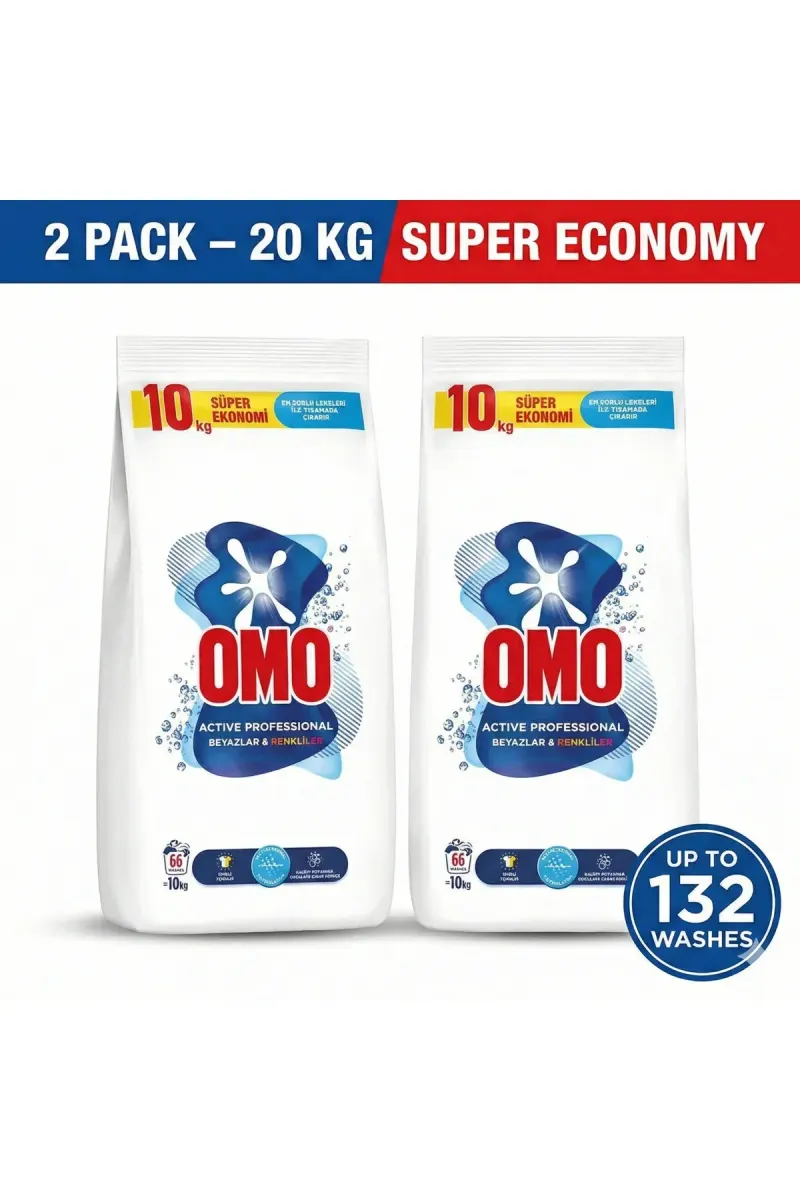 Colors High-Quality Powder Laundry Detergent - 10 kg x 2 (TOTAL 20 KG)