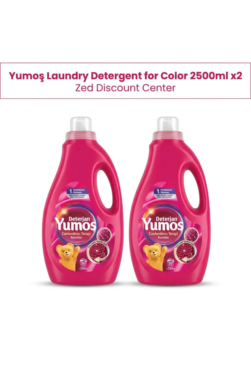 Liquid Laundry Detergent for Color 2500ml x 2 (total:100 washes)