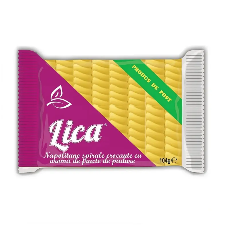 Lica Napolitane Spirale Fructe de Padure 104 g