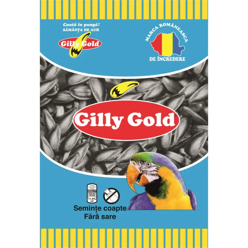 GILLY GOLD Seminte Floarea Soarelui Negre fara Sare 30 x 40 g