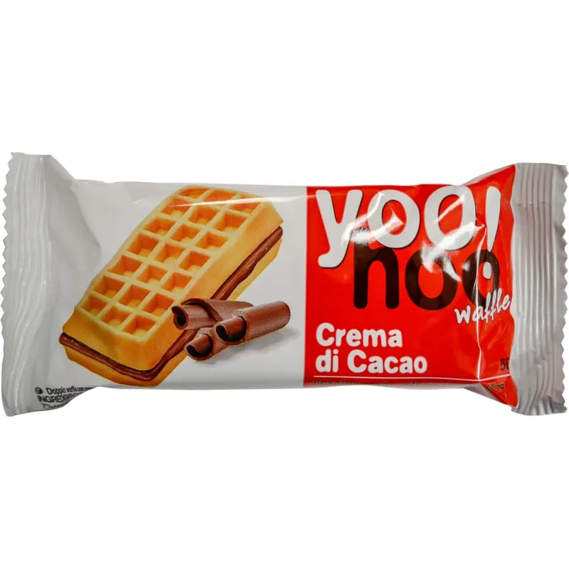 YOHOO Vafa Sandwich cu Crema de Cacao 12 x 50 g