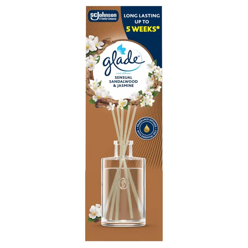 GLADE Reed Diffuser Odorizant Camera Santal & Iasomie 50 ml