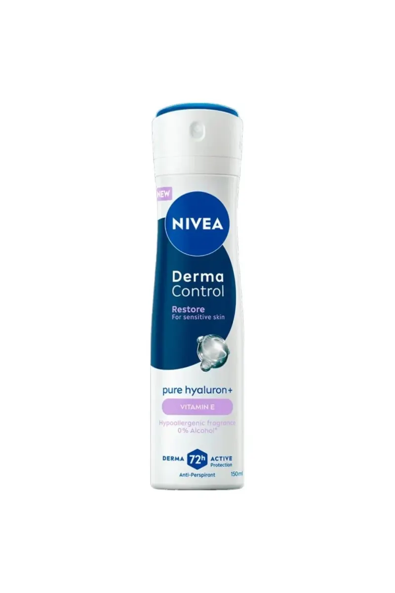 Set of 3 x Antiperspirant Spray for Women, Derma Control Restore, 72 h, 150 ml