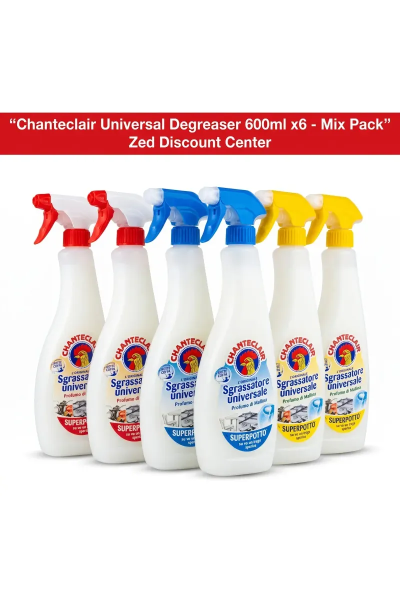 Universal Degreaser 600ml Mix Packing ( x2 Lemon x2 Marseille x2 Baking Soda)