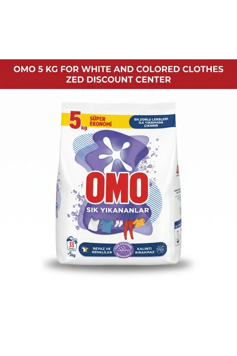 Frequent Washes Powder Detergent 5kg. (white and colored)