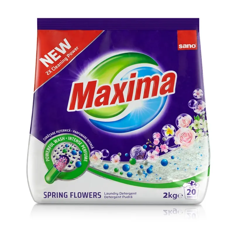 sano Maxima Detergent de Rufe Cu Parfum de Munte 2 Kg