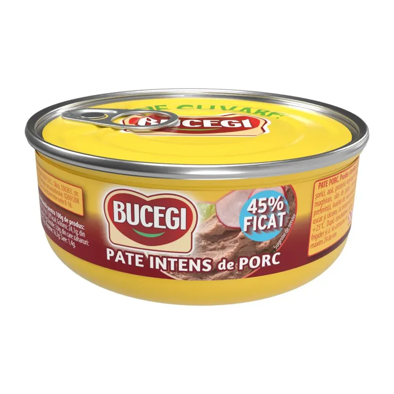 BUCEGI Pate Intens Porc 45% Ficat 6 x 120 g