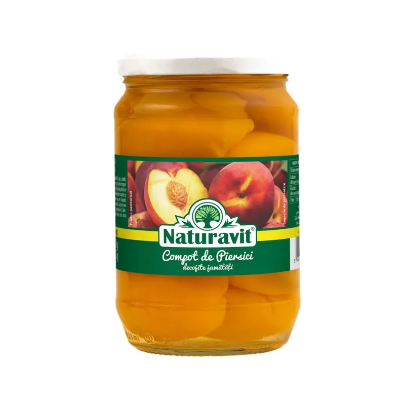 Naturavit Compot Piersici Decojite Jumatati 700 g