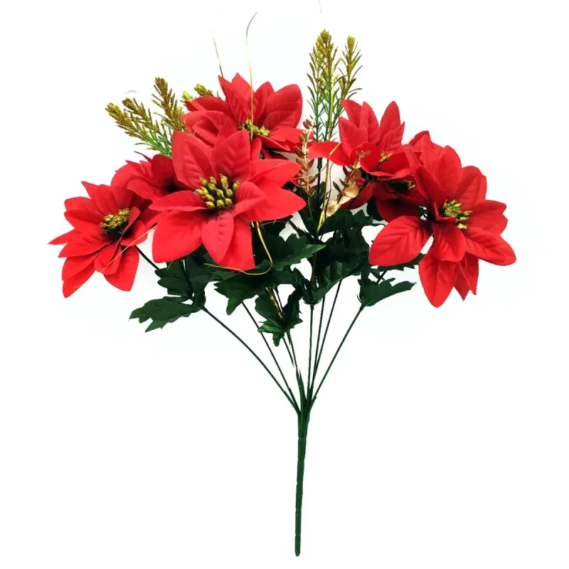 Buchet Flori Craciunite Artificiale