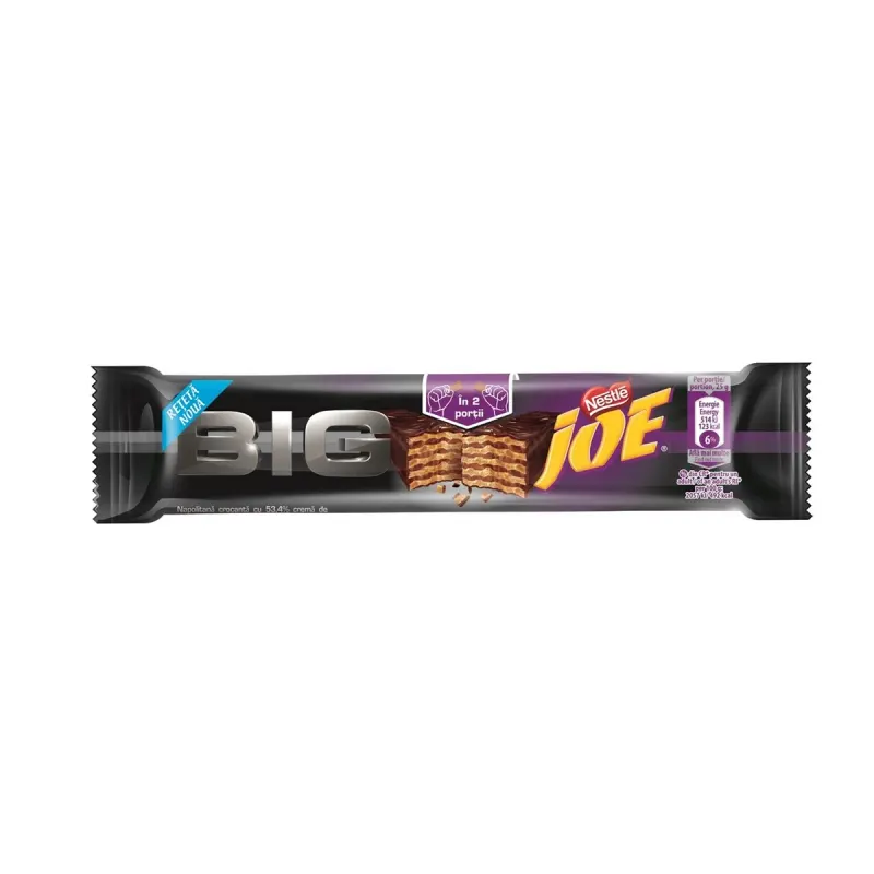 JOE Big Napolitana Crema si Glazura Ciocolata 10 x 45 g