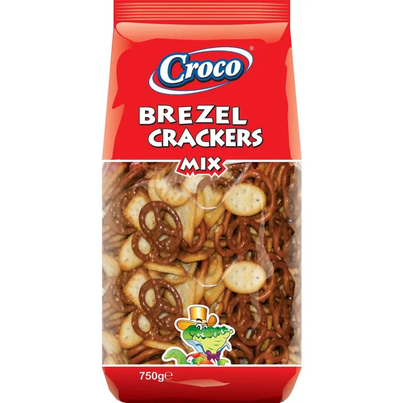 CROCO Mix Brezel Si Crackers 750 g