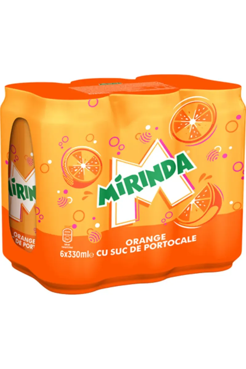 MIRINDA, 330 ML x 6 PIECES, BOX