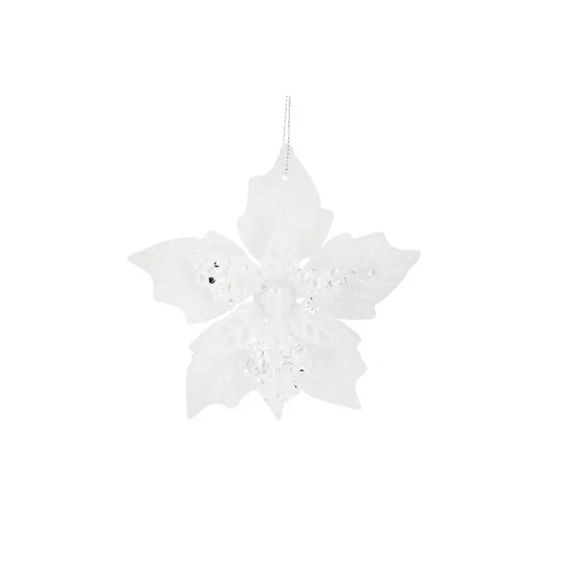 CRIS Poinsetia Gliter/Laser 12 x 3 cm