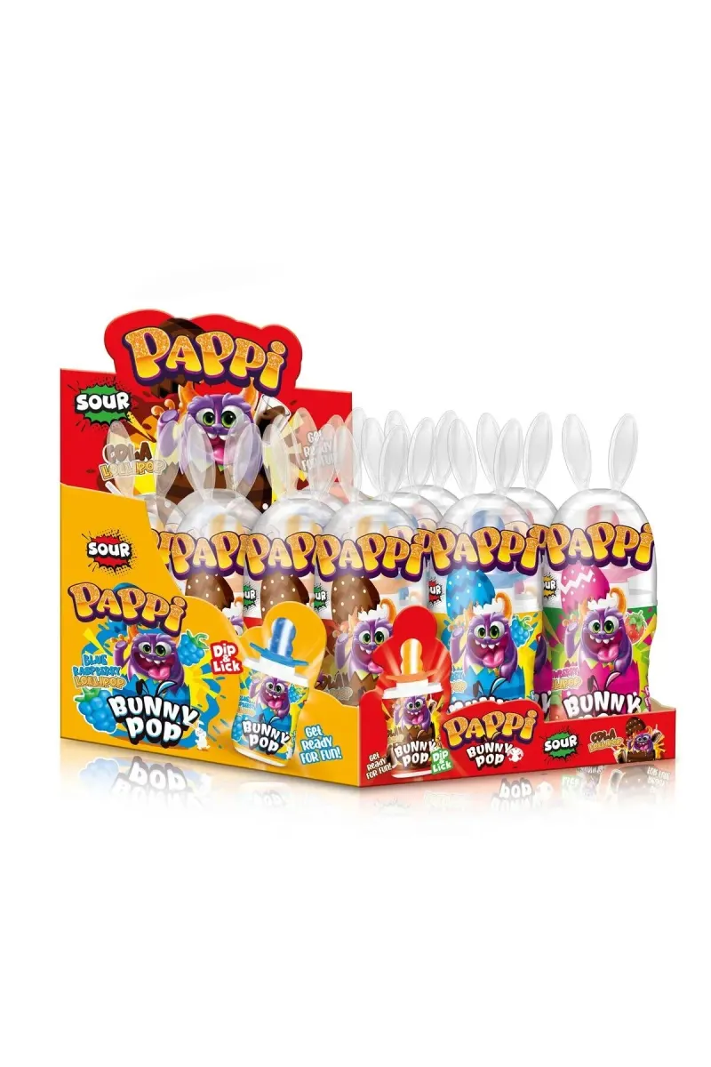 Bunny Pop 32g. x12 Pieces (Blue Raspberry, Cola or Strawberry )