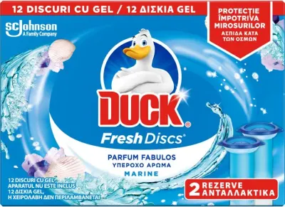DUCK Odorizant WC Fresh Discs Rezerva Marine 2 x 36 ml