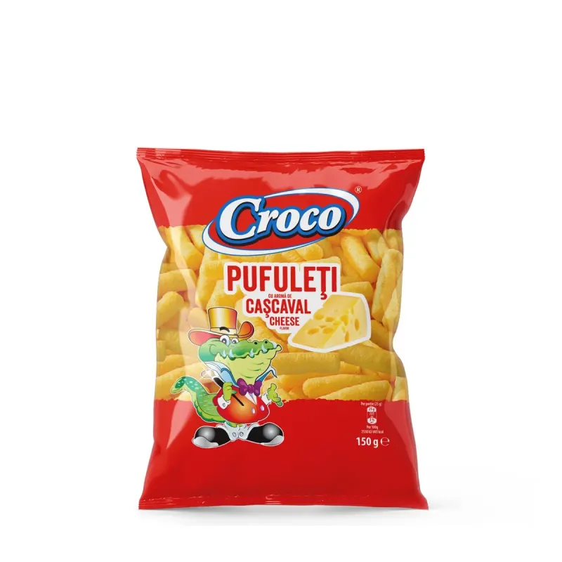 CROCO Pufuleti Cascaval 150 g