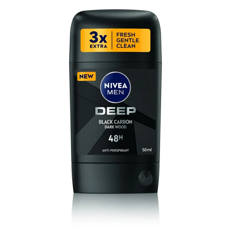 NIVEA Deodorant Stick Masculin Carbune 50 ml