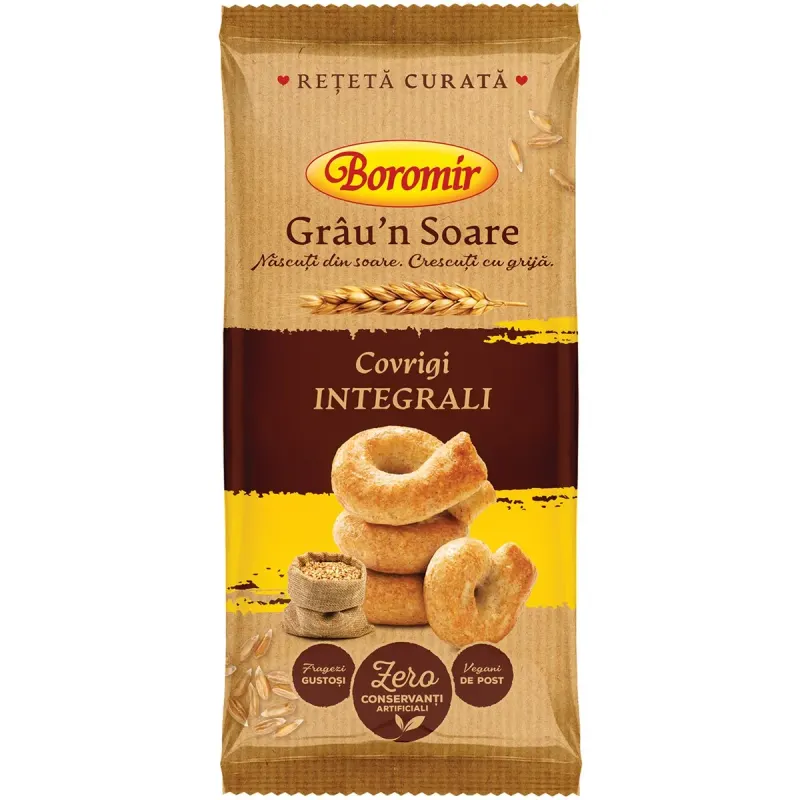 Boromir Grau'n Soare Covrigi Integrali 100 g