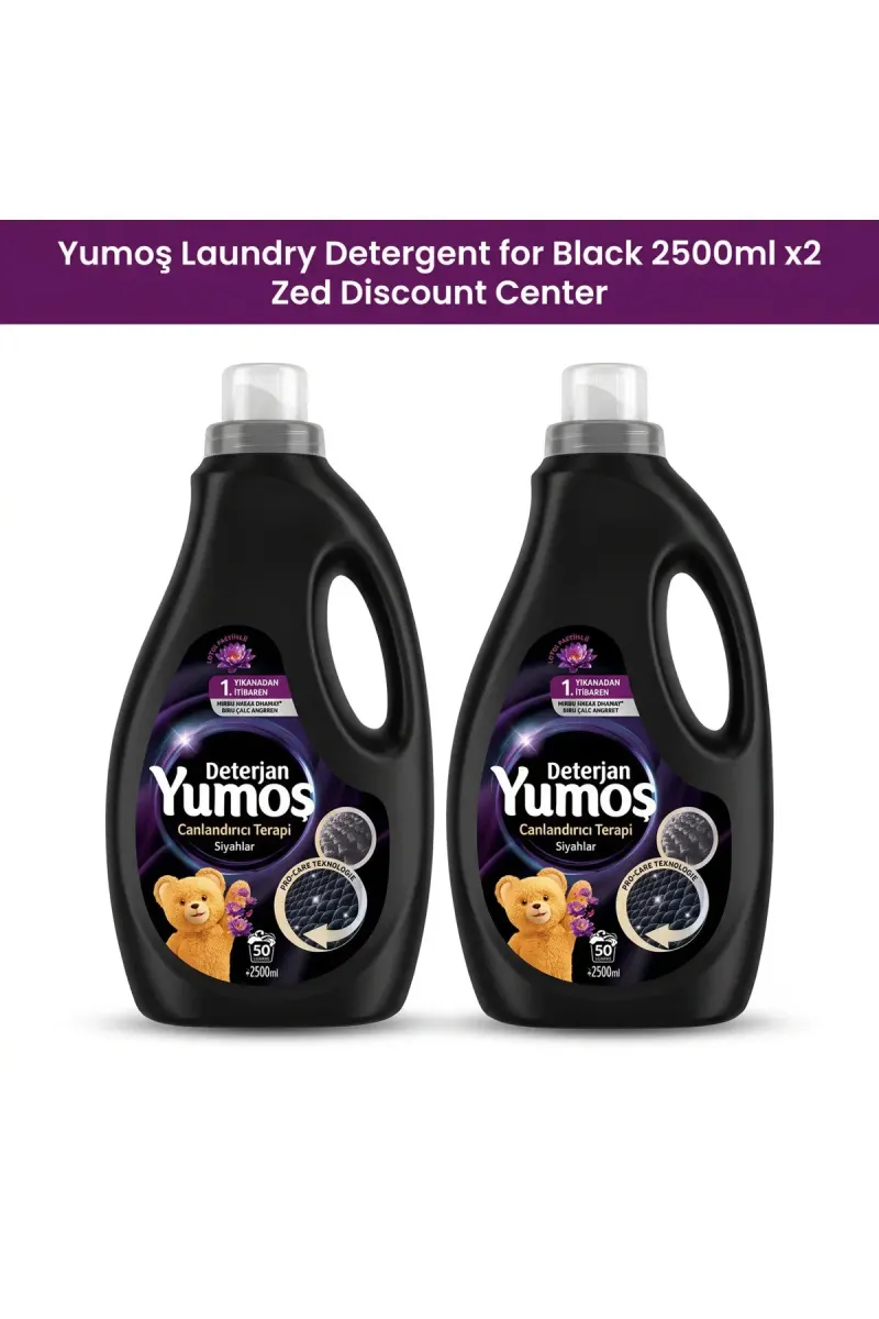 Liquid Laundry Detergent for Black 2500ml x 2 (total:100 washes)