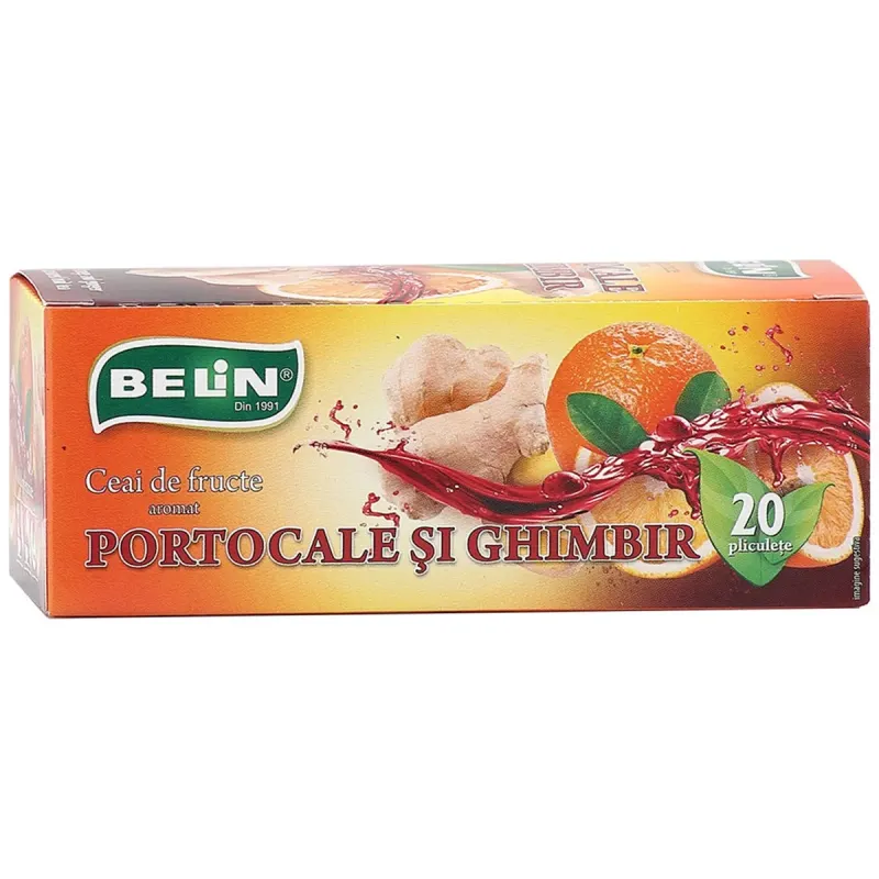 BELIN Ceai Portocale si Ghimbir 40 g
