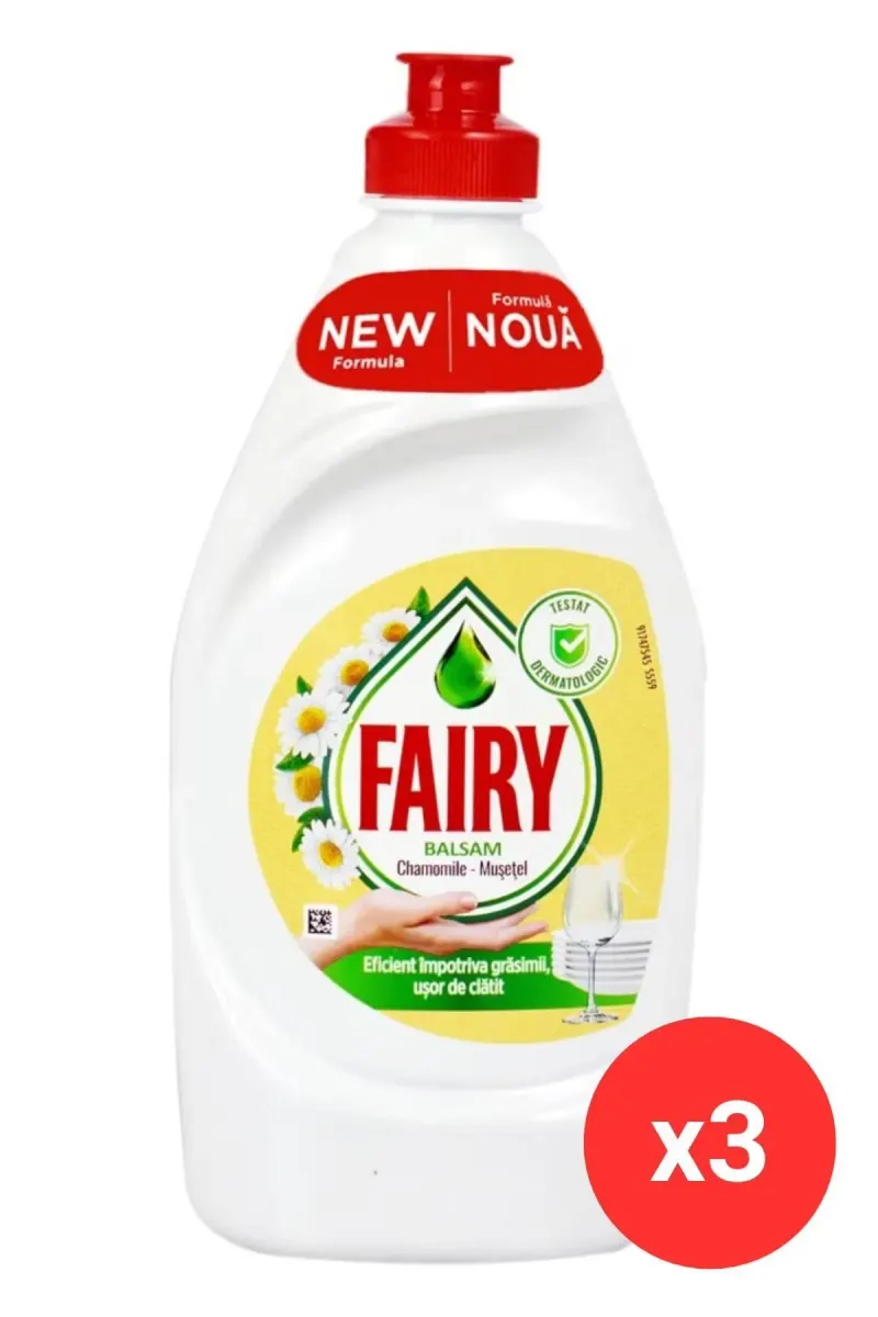 Chamomile Dish Detergent 450ml x3