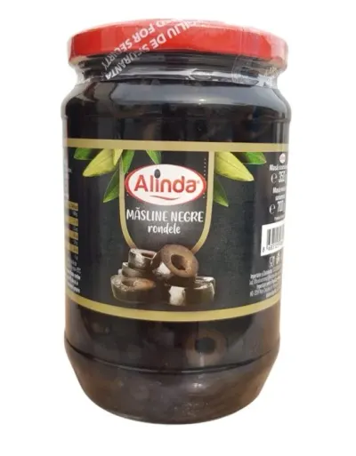 Alinda Masline Negre Rondele 335 g