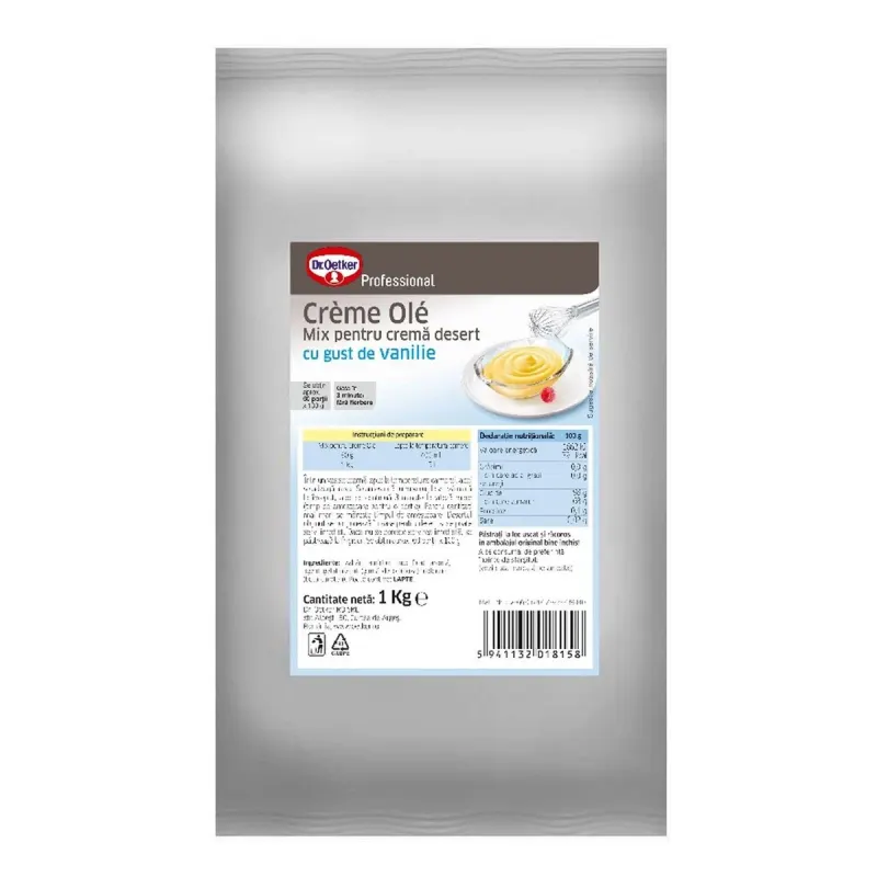 Dr.Oetker Professional Creme Ole Vanilie 1 Kg