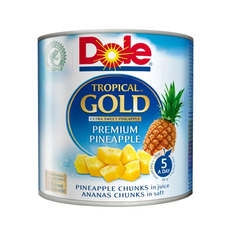 Dole Ananas Bucati in Suc Tropical Gold 432 g