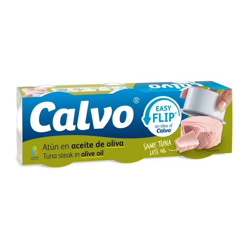 Calvo 3 Conserve Ton in Ulei Masline 195 g