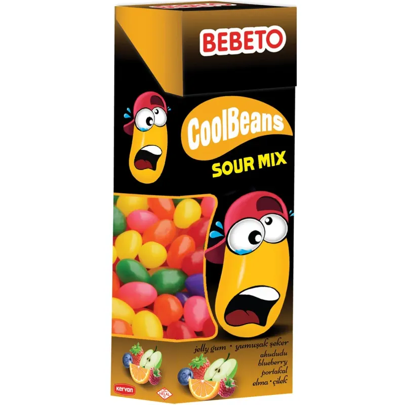 BEBETO Beans Sour Mix 12 x 30 g