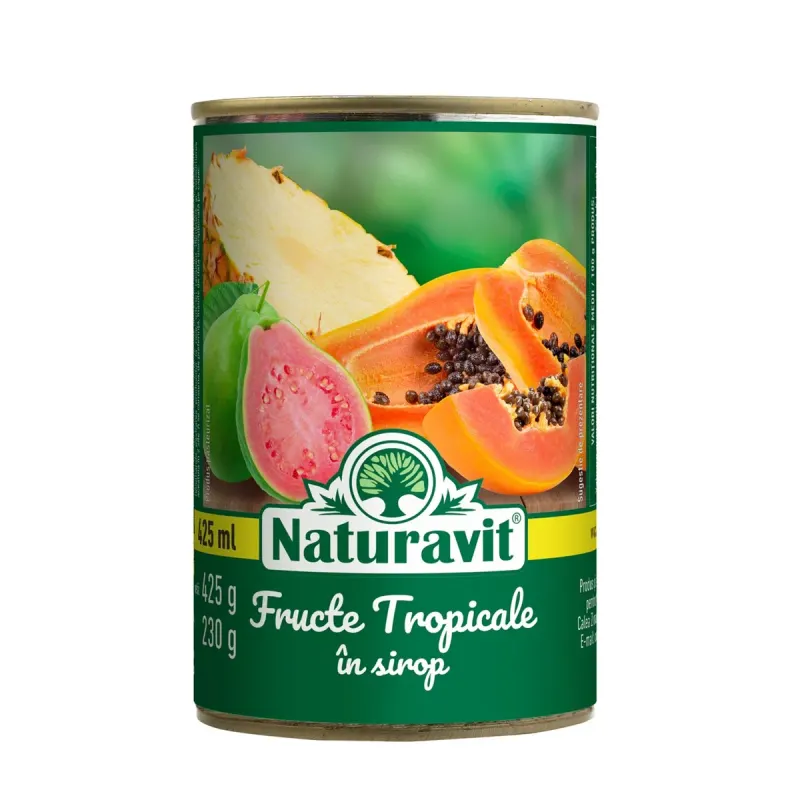 Naturavit Fructe Tropicale in Sirop 425 g