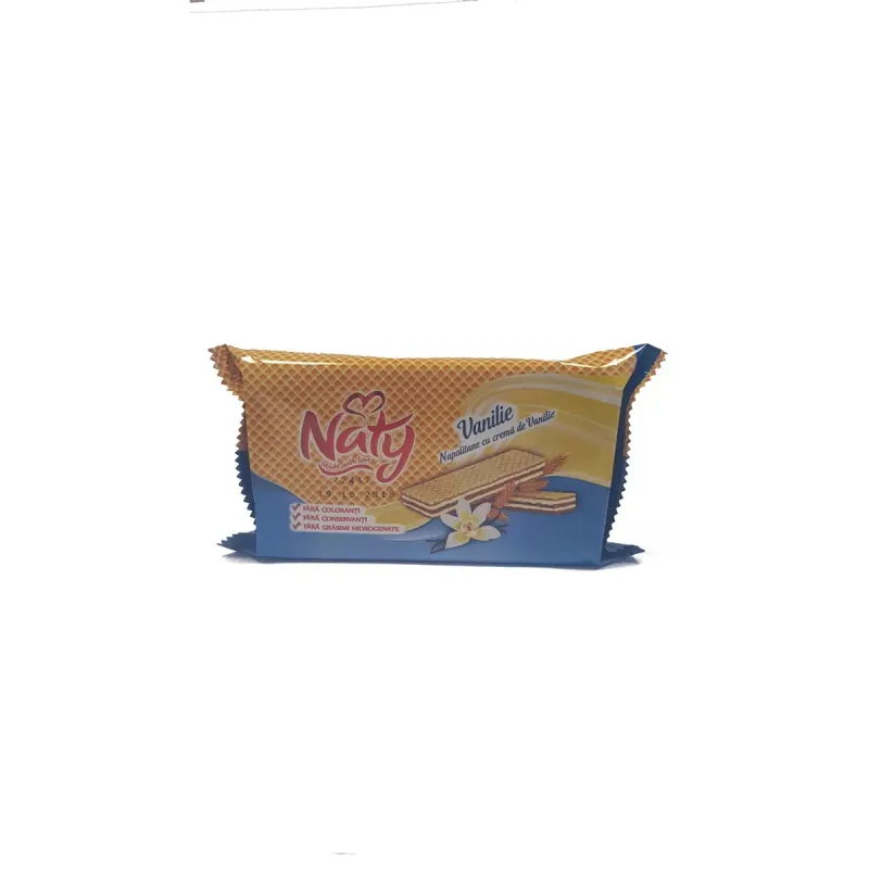 Naty Napolitane Crema de Vanilie 160 g