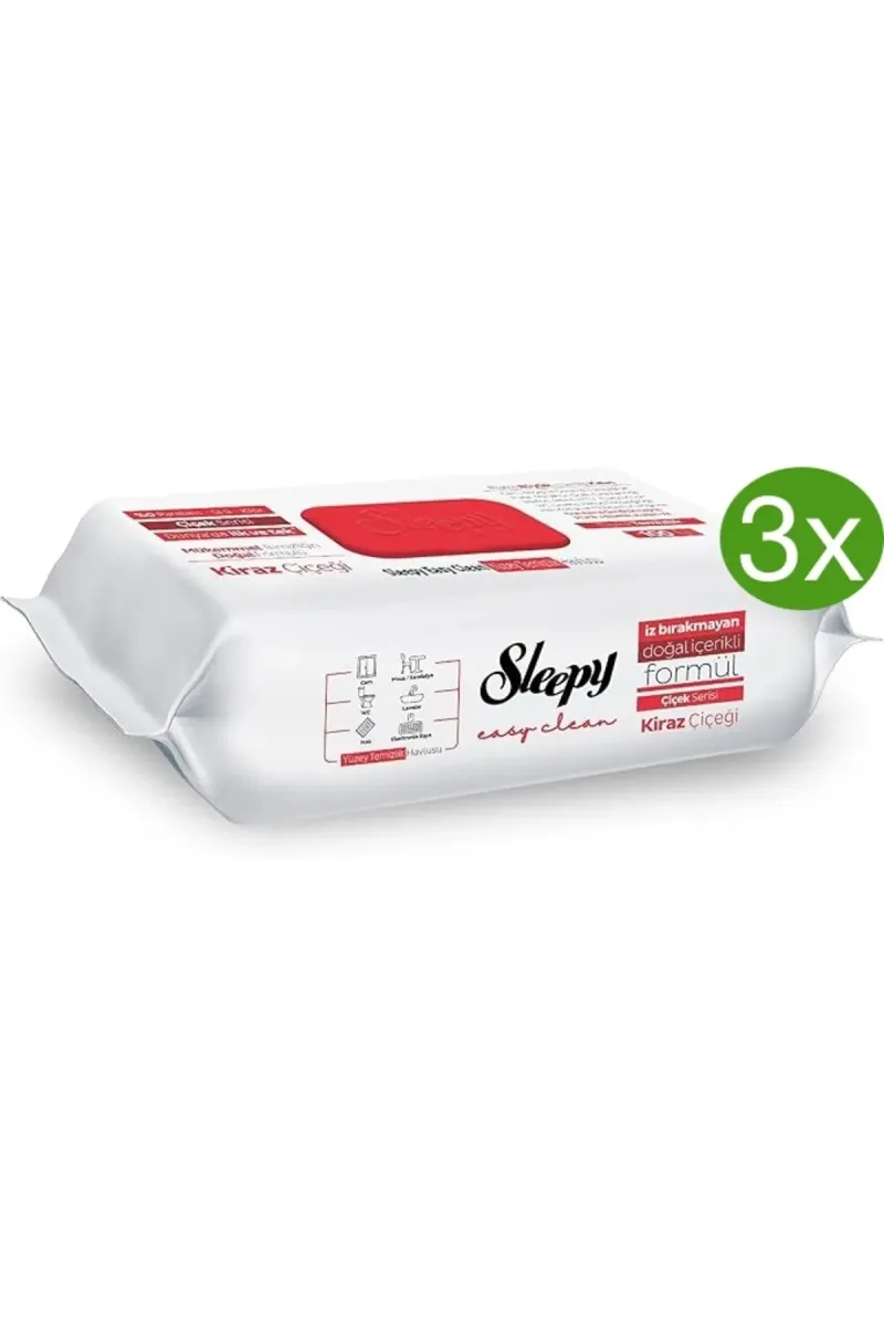 PACK Easy Clean Multi-Surface Wet Wipes Cherry Blossom, 3 x 100 pcs./pack, 300 pcs.