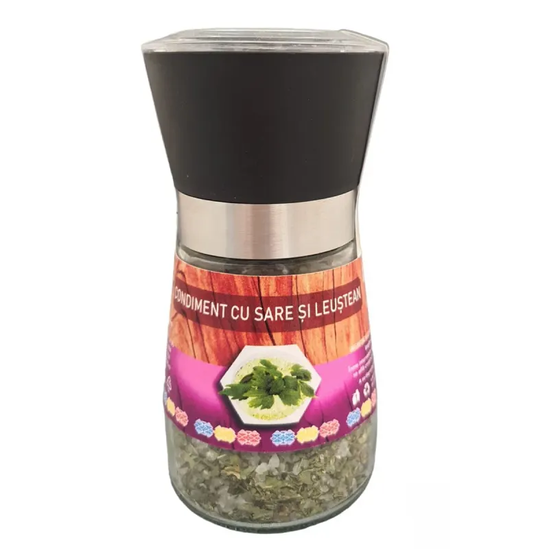 Salrom Râșniță Sare și Leuștean 150 g