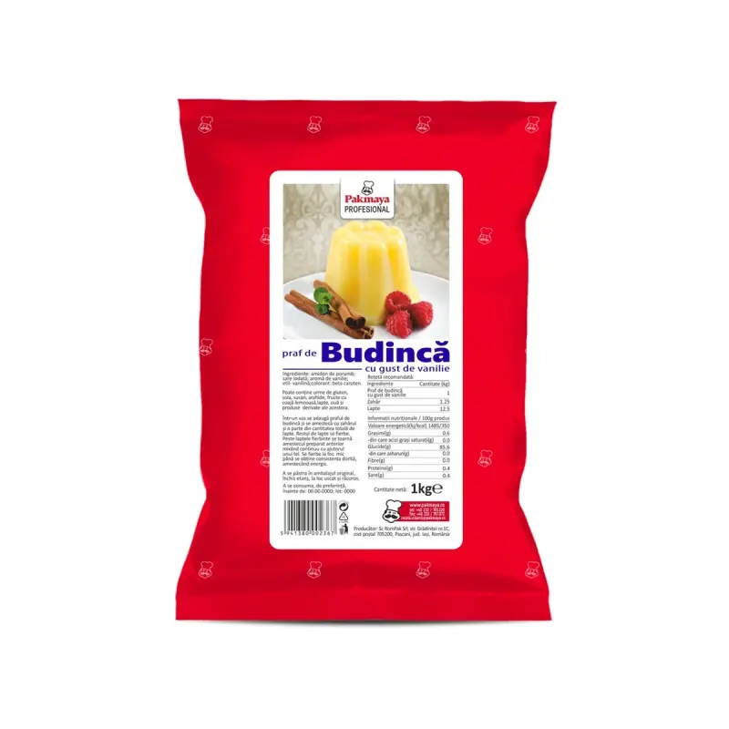 Pakmaya PROFESIONAL Budinca Vanilie 1 Kg
