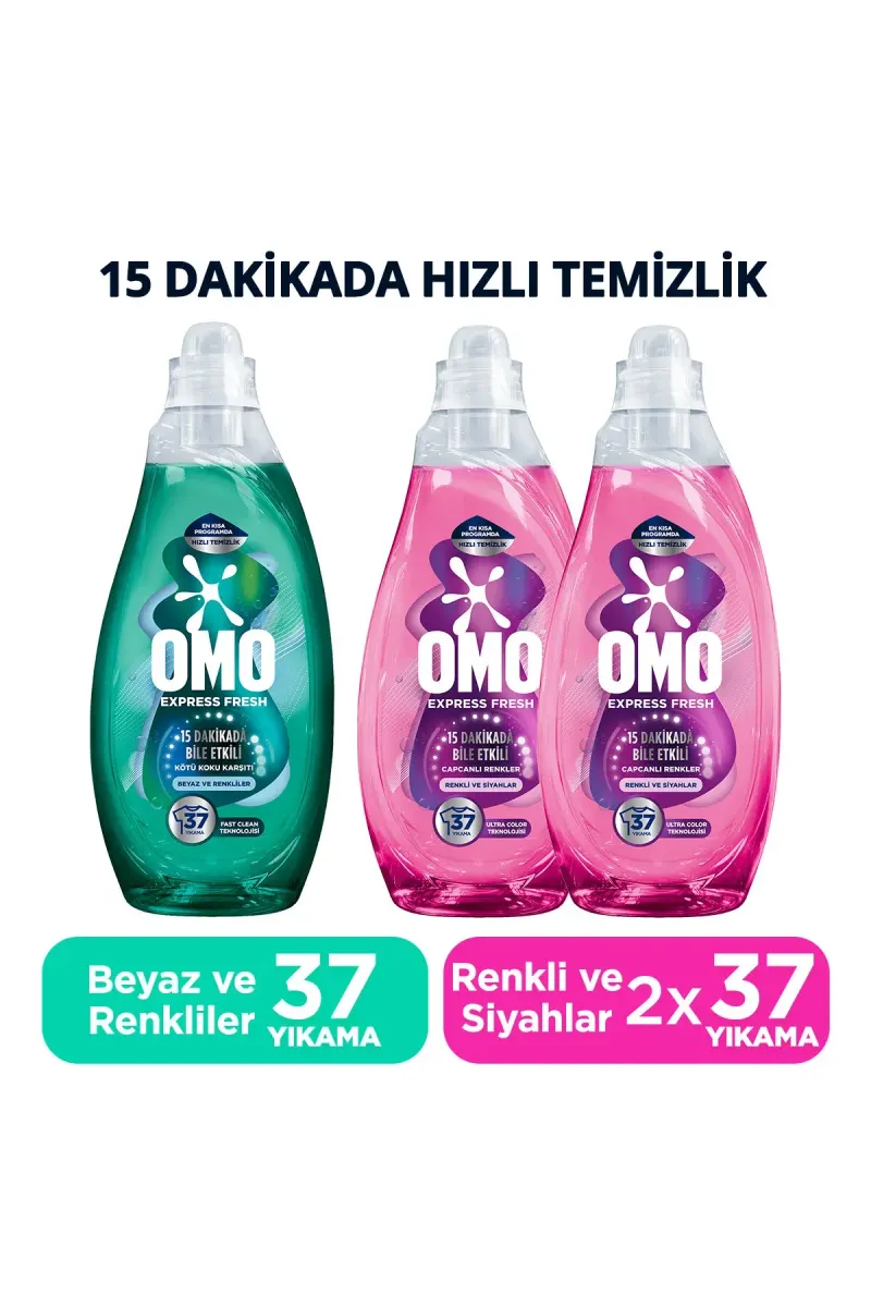 Express Fresh Anti Bad Odor White and Colors 1480ml X1 Colorful and Blacks with Capcan X2
