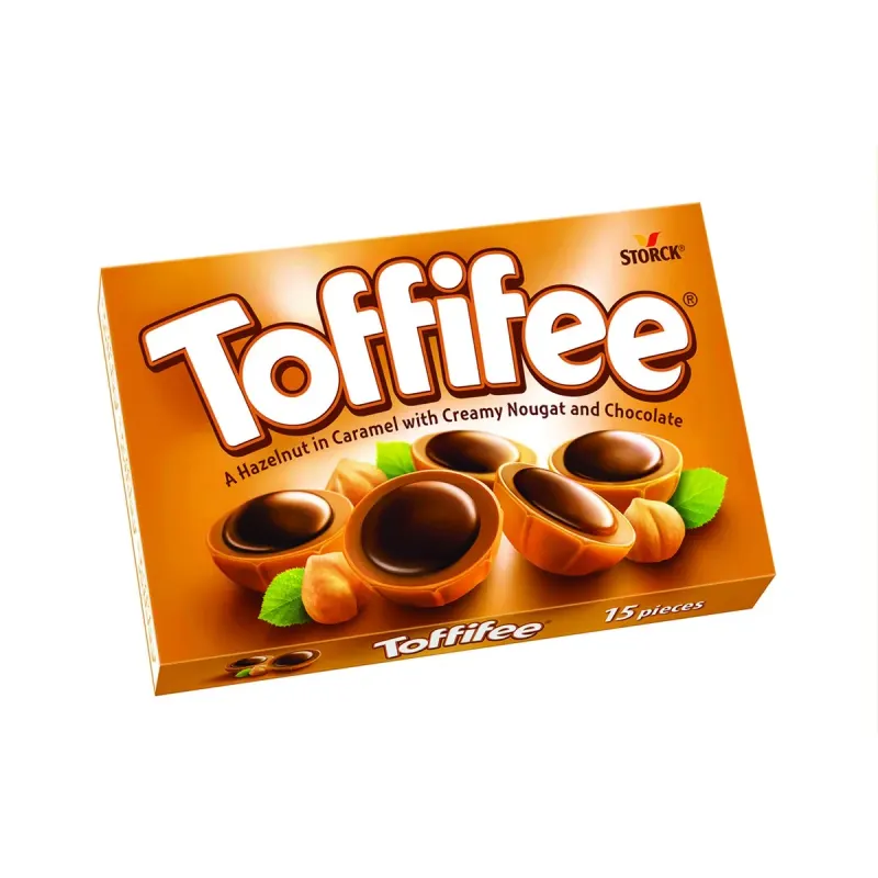 TOFFIFEE Pralina cu Aluna Invelita in Caramel si Ciocolata 125 g