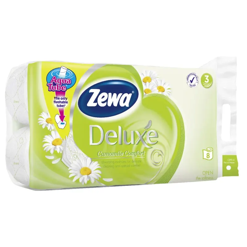 Zewa Deluxe Hartie Igienica Musetel 3 Straturi 8 bucati