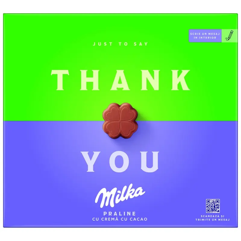 milka Praline cu Crema de Cacao 110 g
