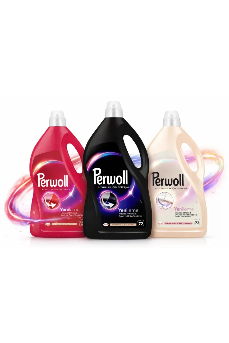 Liquid Detergent Black / Red / White - Promo Pack 3X 3.96L