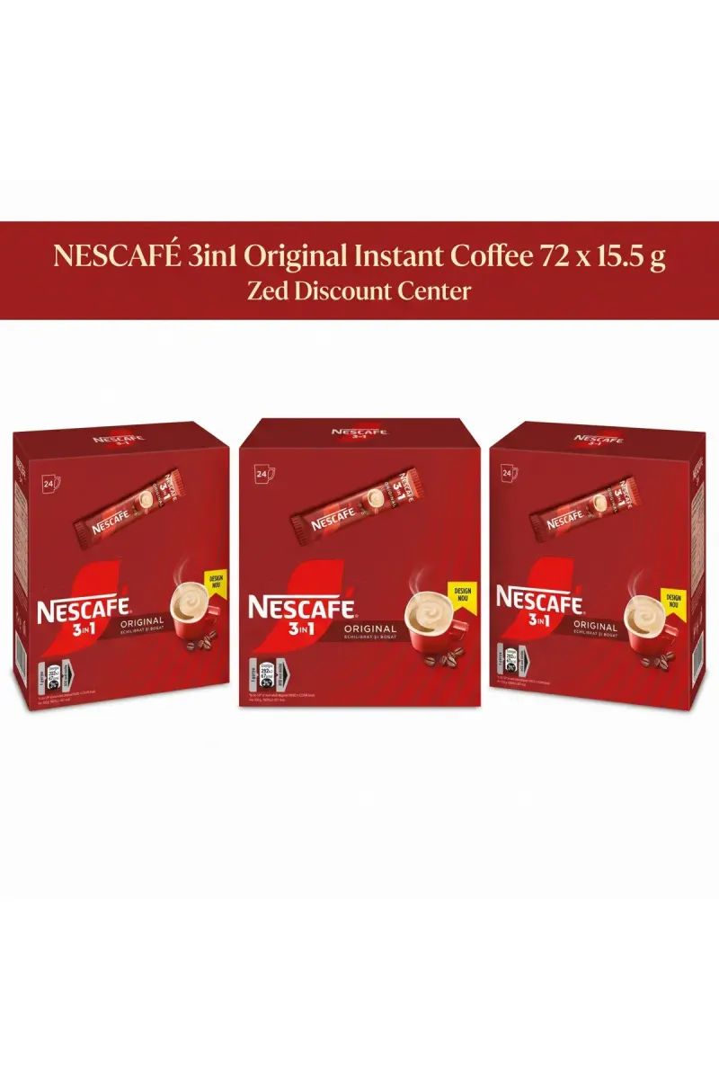 3in1 Original Instant Coffee 72 x 15.5 g