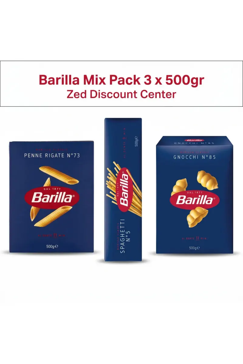 Pasta Mix 3x500g: Spaghetti No.5, Penne No.73, Gnocchi No.85
