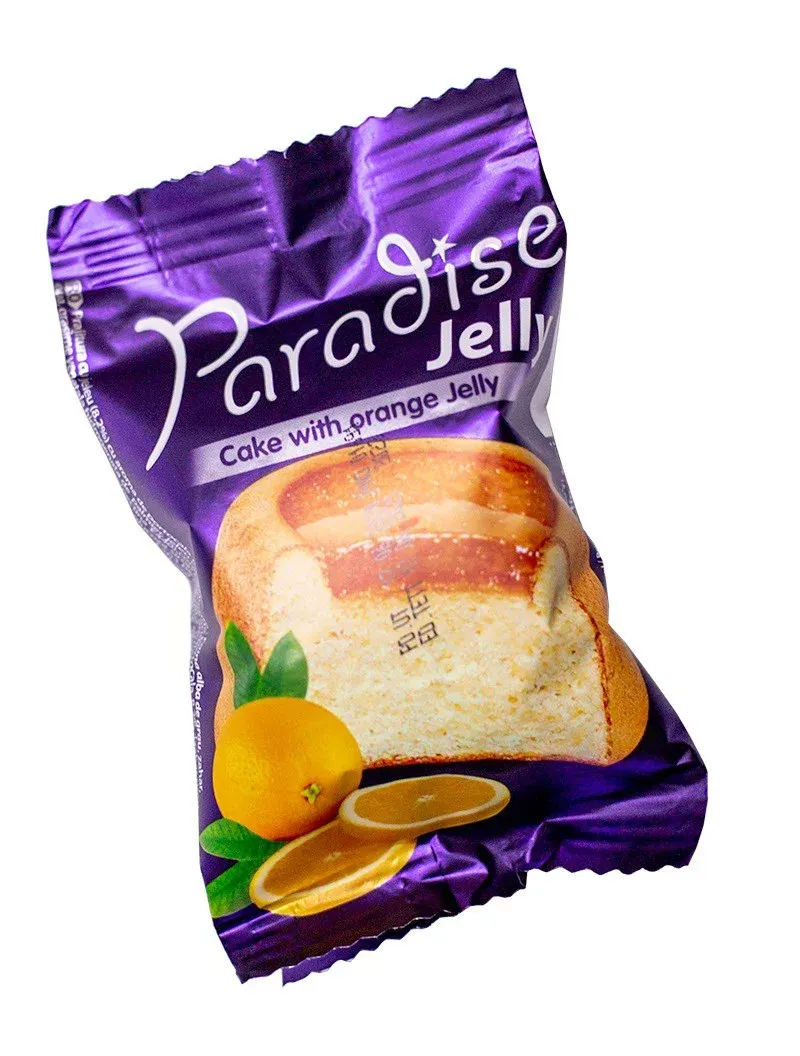 PARADISE Prajitura cu Jeleu Portocale 24 x 25 g
