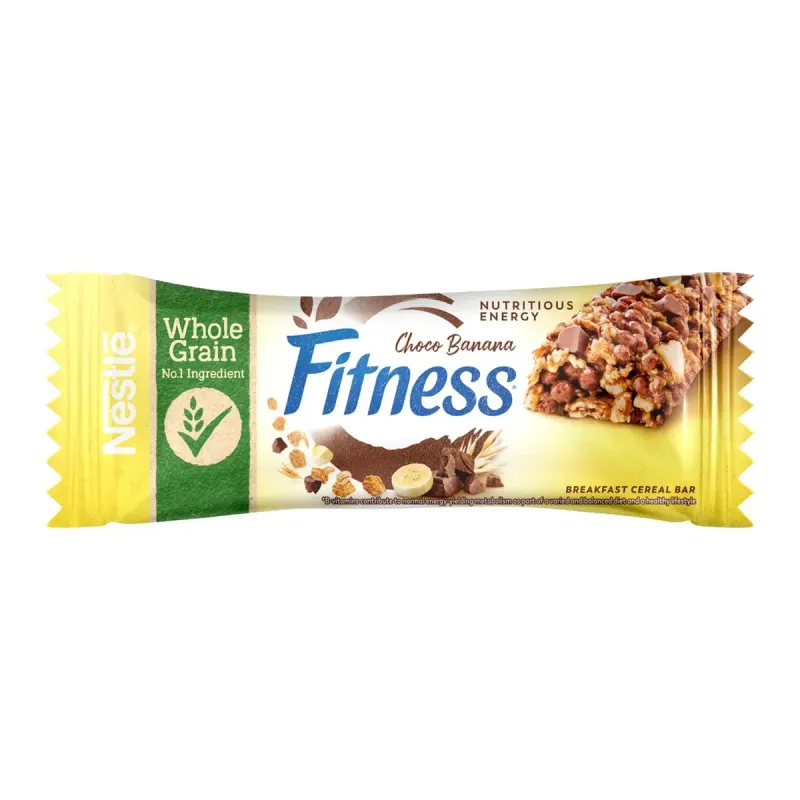 Fitness Baton de Cereale cu Ciocolata si Banane 16 x 23,5 g