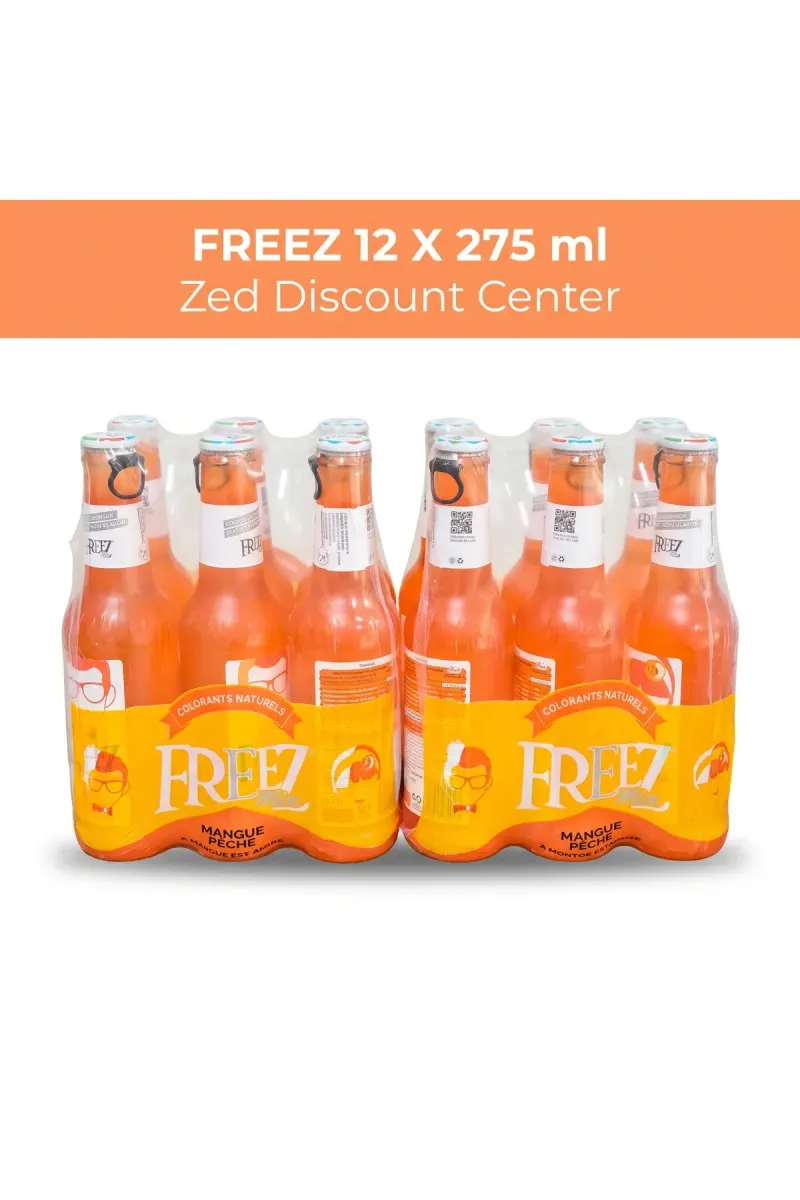 Premium Sparkling Drink | MANGO PEACH 12 x 275ml Pack | Refreshing Beverage