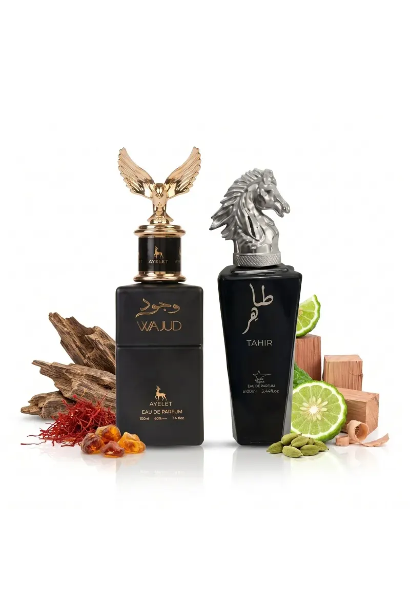 Set of 2 Oriental Men's Perfumes 100ML - Wajud + Tahir